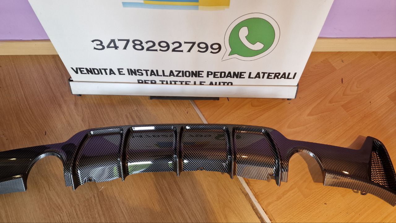 💕ART.0469 DIFFUSORE BMW SERIE 4 F32 F33 F36 MSPORT 1+1 CARBONIO BUONO💕