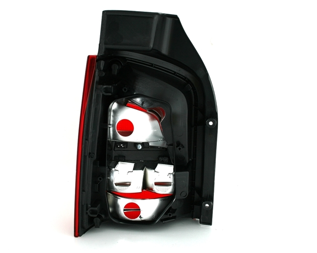 Rear lights suitable for VW T5 Facelift in smoke red