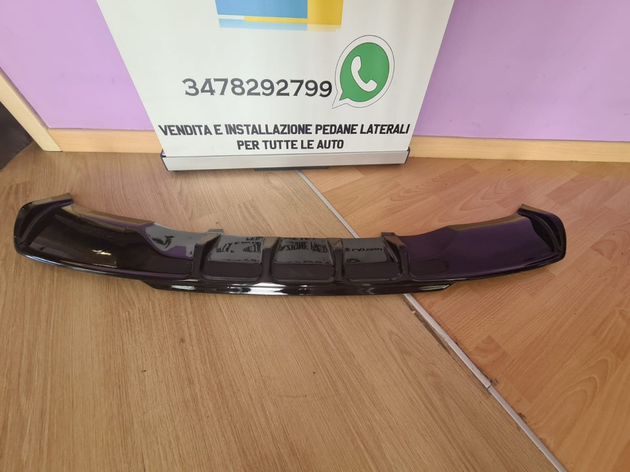 ART. 0534 DIFFUSORE OPEL ASTRA K 2015-2021 LOOK RIEGER NERO LUCIDO