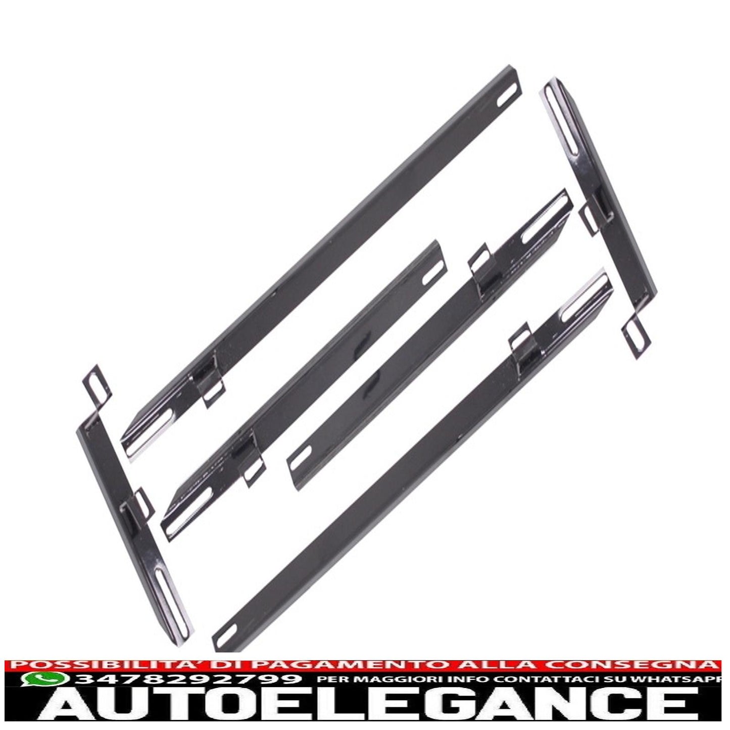 Pedane laterali adatte per Nissan X-Trail III T32 (2013-up) Kitt Design