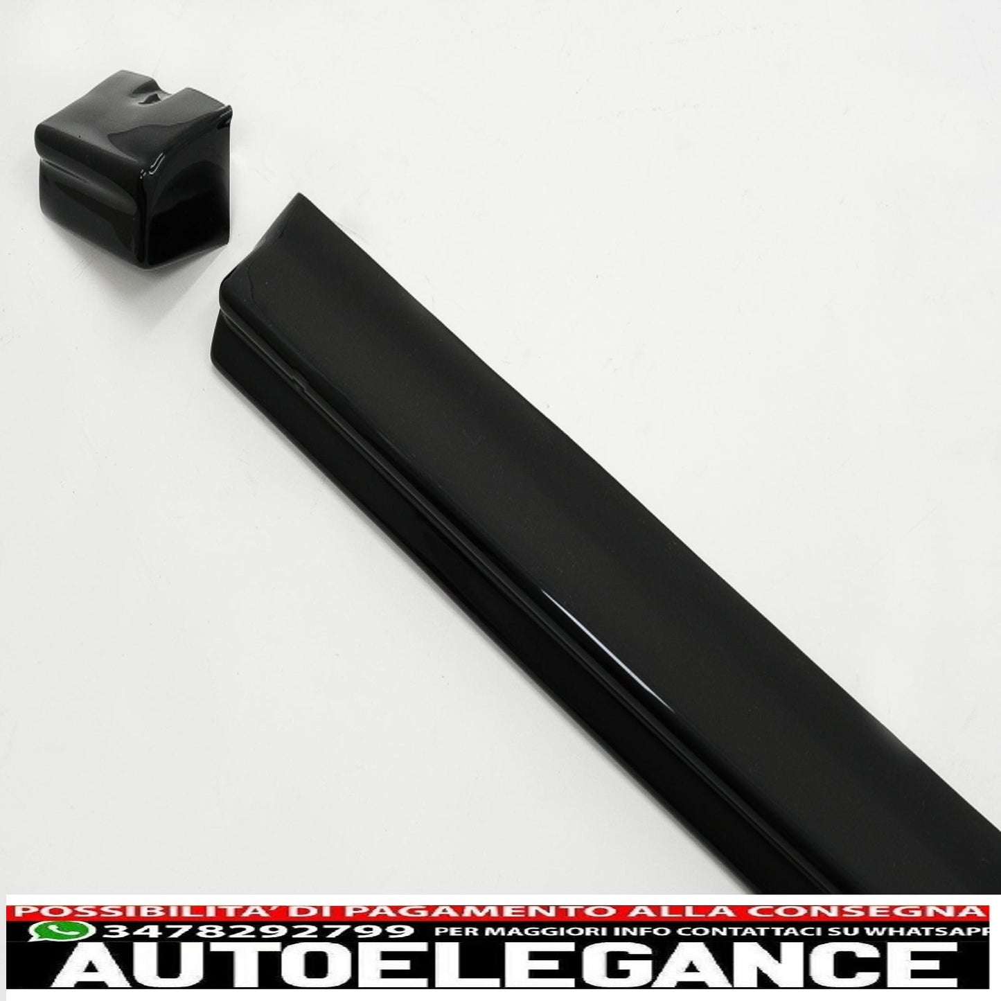 Estensioni delle minigonne laterali adatte per Ford Puma (2019-up) Piano Black solo per st-line