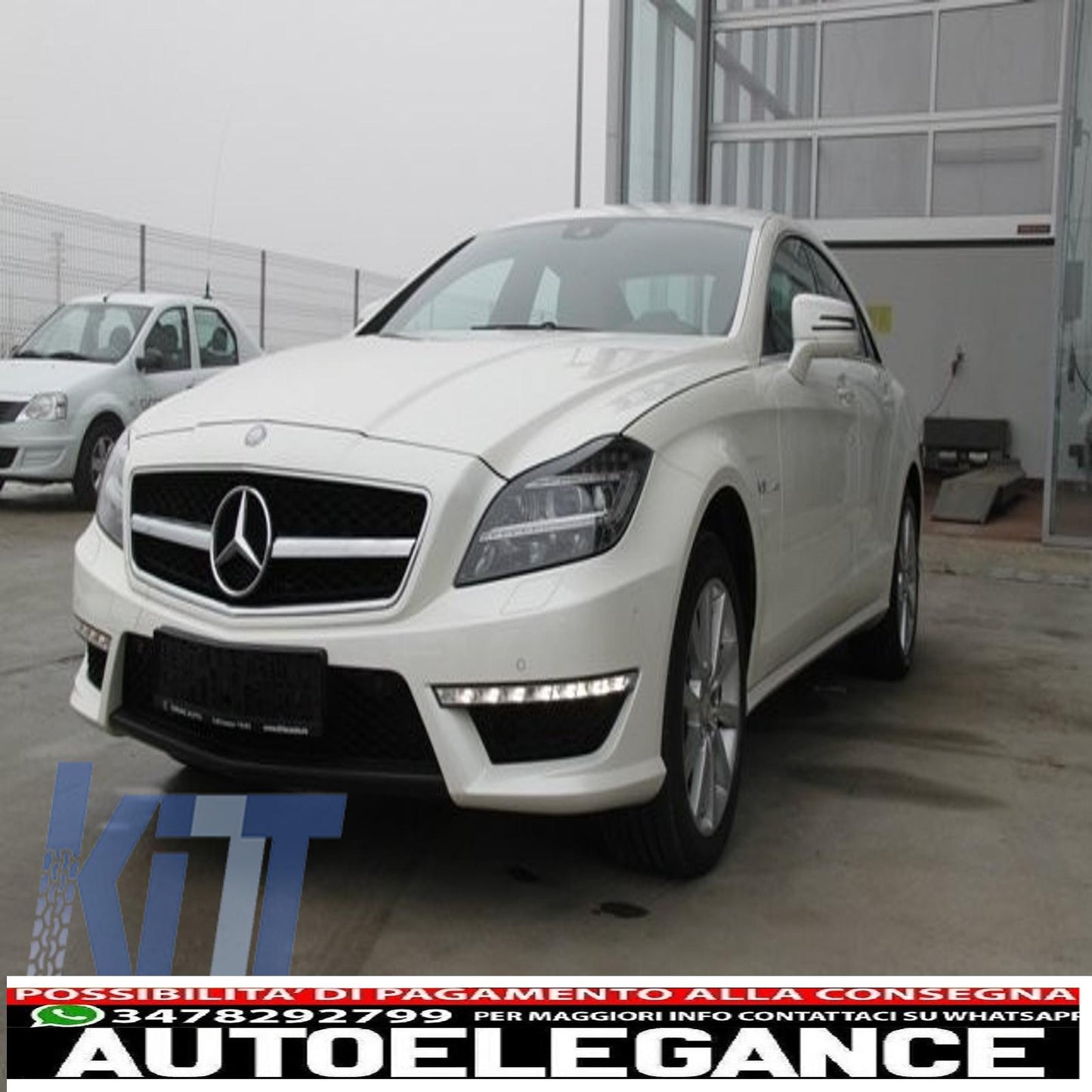 Front bumper suitable for mercedes benz w218 cls (2011-up) a-design
