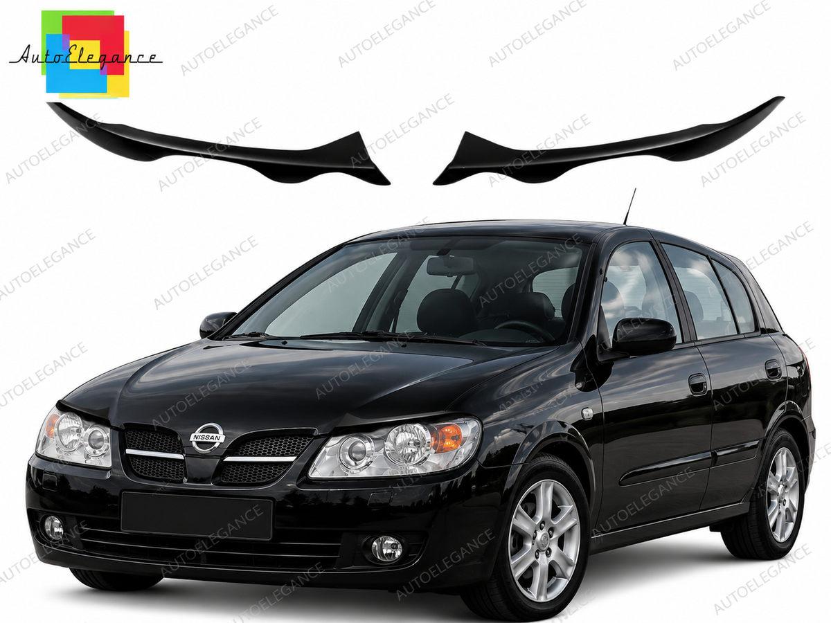 👉Sopracciglia Fari Adatto per Nissan Almera N16 2003-2006 ABS👈