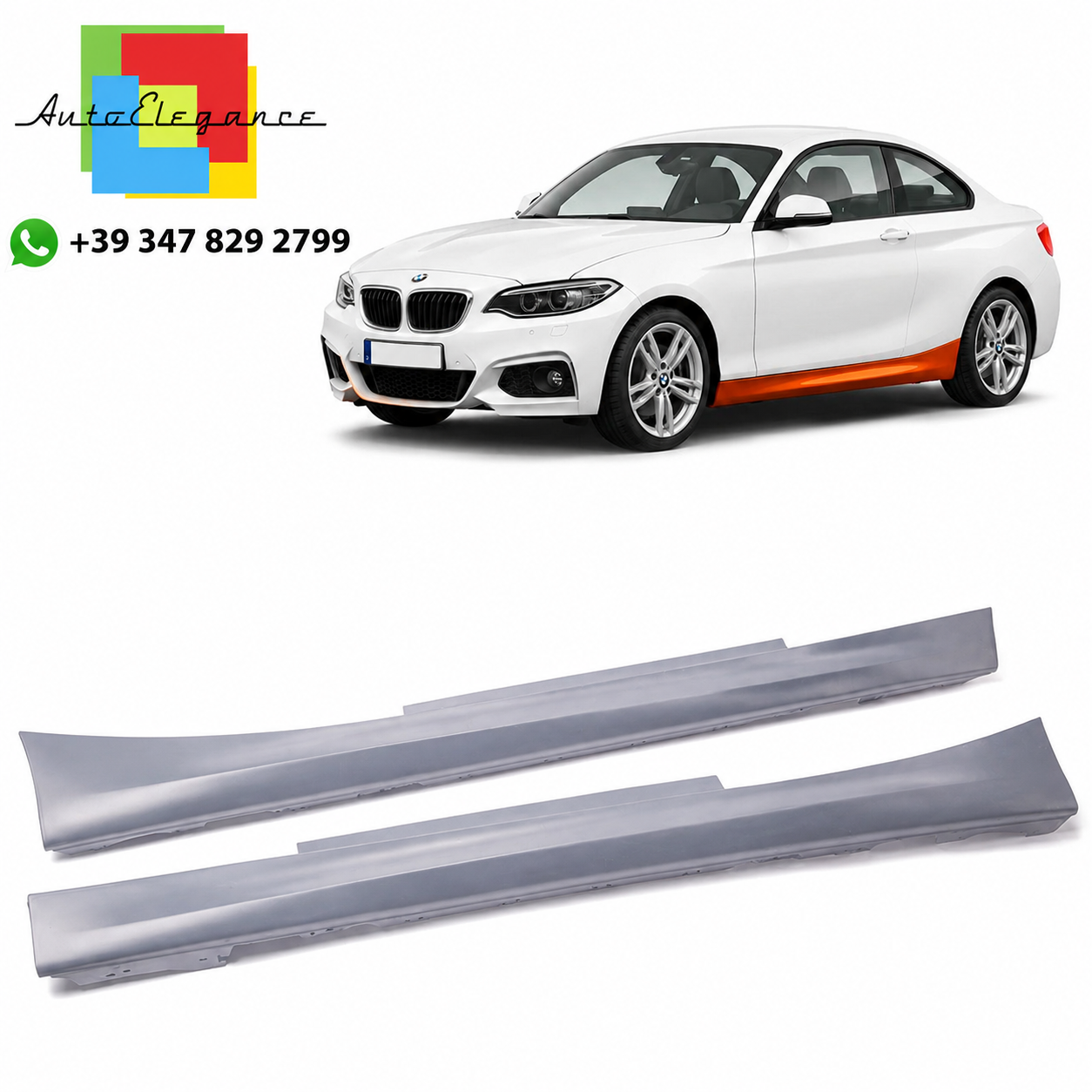 SPLITTER SUITABLE FOR VW GOLF 8 GTI GTD RLINE LOOK GLOSSY BLACK SPORTY DESIGN