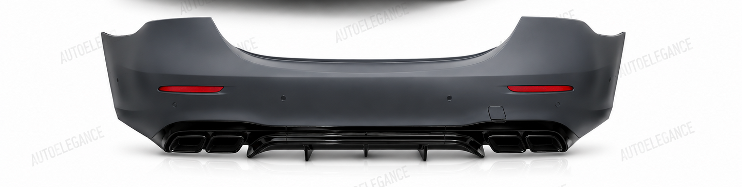 💕PARAURTI POSTERIORE MERCEDES W213 21-24 LOOK AMG E63S DIFFUSORE💕