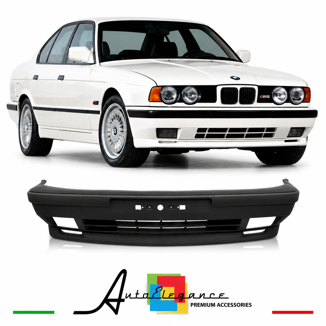 PARAURTI ANTERIORE BMW E34 87-96 LOOK M
