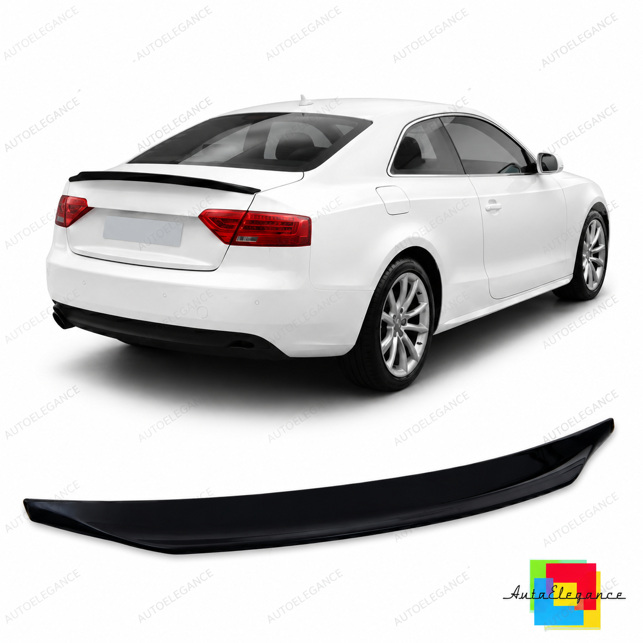 👉Spoiler sul bagagliaio lucido nero adatto per Audi A5 8T Coupé 2007-2017👈