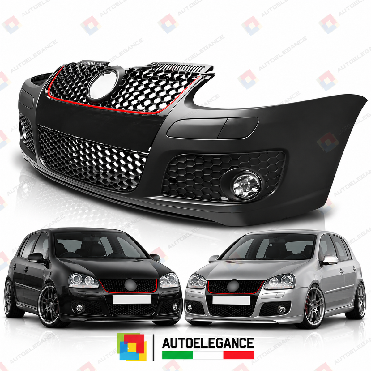 PARAURTI ANTERIORE SPORT ADATTO PER VW GOLF V 03-09