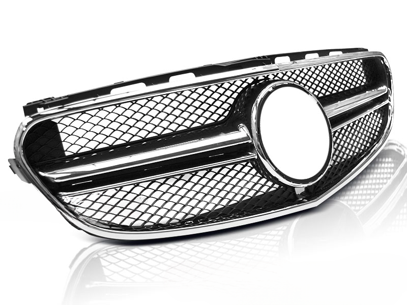 GRIGLIA SPORT NERA CROMATA ADATTO PER MERCEDES W212 13-16
