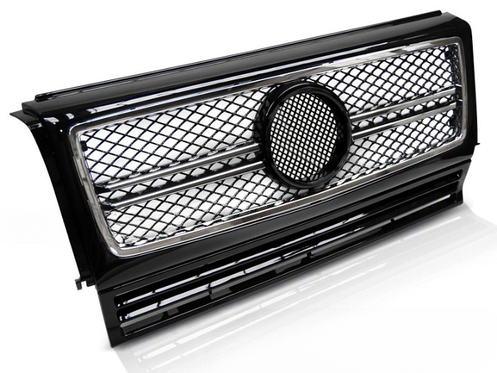 💫ART.7833 GRIGLIA Nera Cromata per MERCEDES Classe G W463 90-12💫