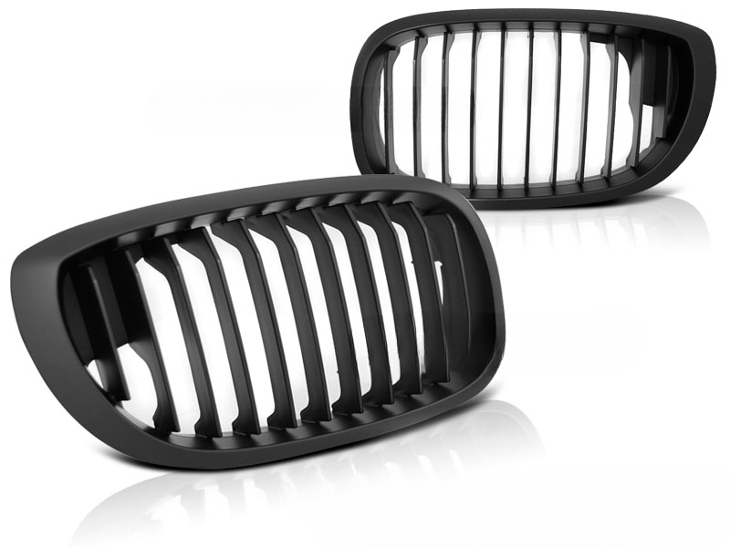 MATT BLACK GRILLE SUITABLE FOR BMW E46 04.03-2006 COUPE / CABRIO