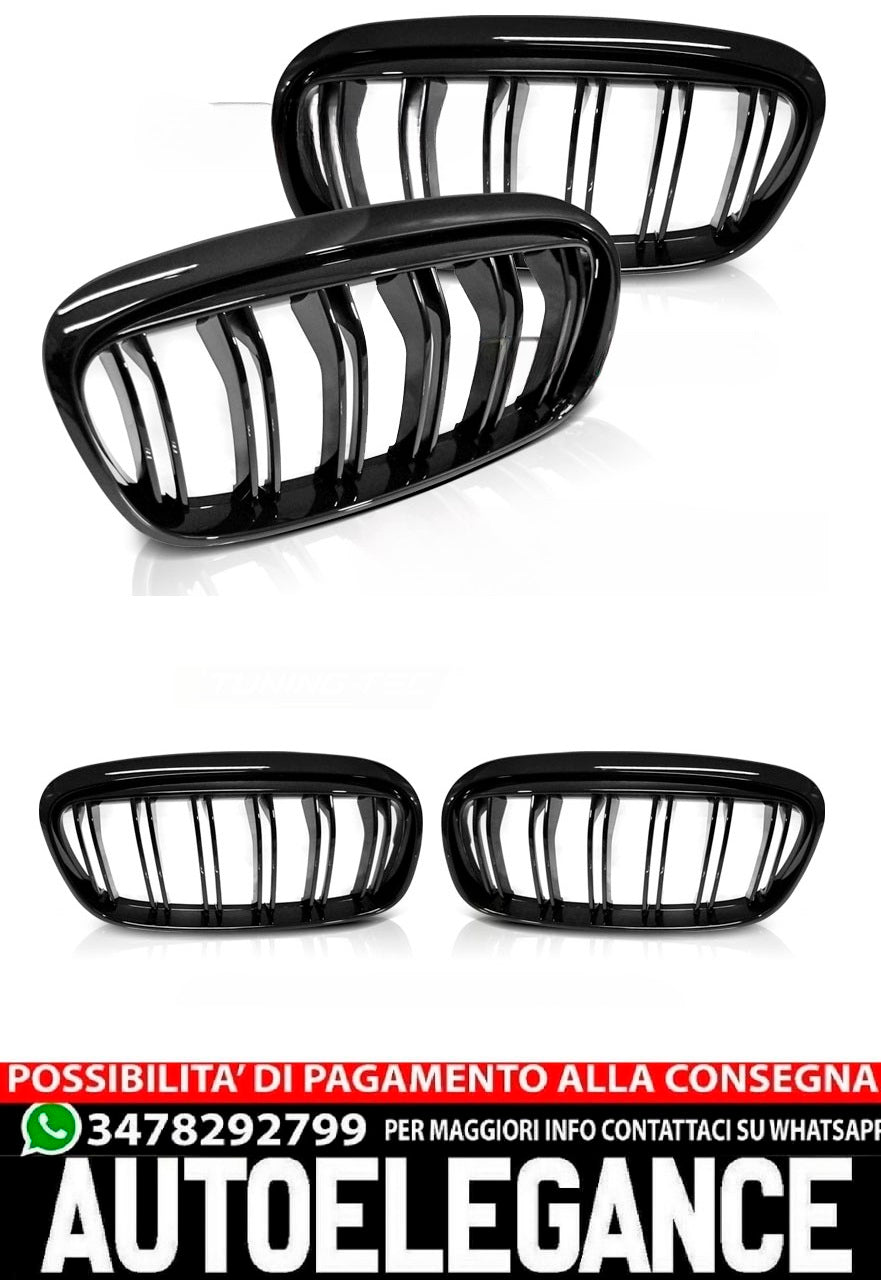 3x Caches De Grille (cover Strisce) Pour BMW Série 1 F20/F21 (2011-2014) - Neuf, 8 Lamelles