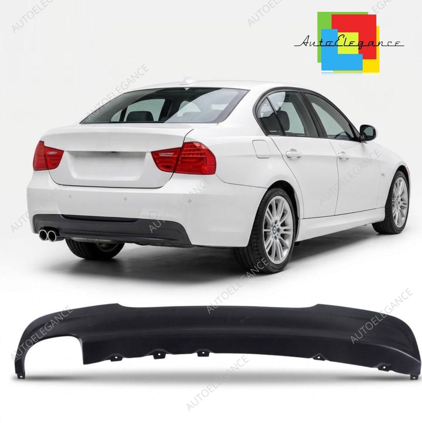 👉Diffusore posteriore adatto per BMW Serie 3 E90 E91 Berlina Touring 05-11👈