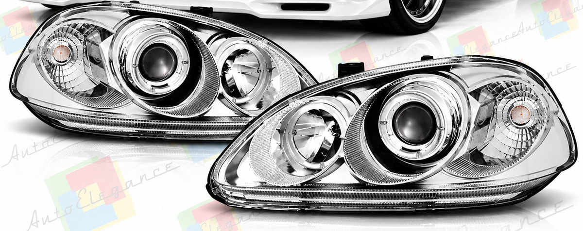 ART.11112 FARI ANTERIORI ADATTO PER HONDA CIVIC 09.95-02.99 LED