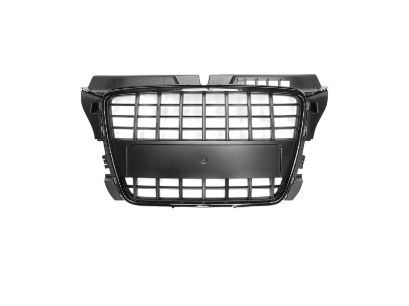 😍ART.5710 GRIGLIA SPORTIVA NERA LUCIDA ADATTO PER AUDI A3 8P 08-12😍