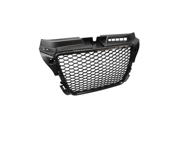 😍ART.5711 GRIGLIA SPORTIVA NERA LUCIDA ADATTO PER AUDI A3 8P 08-12😍
