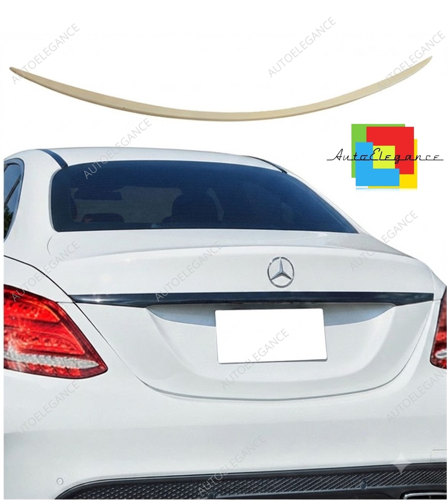 👉Spoiler posteriore bagagliaio nero lucido MercedesE-Class W213 Berlina 16-23👈