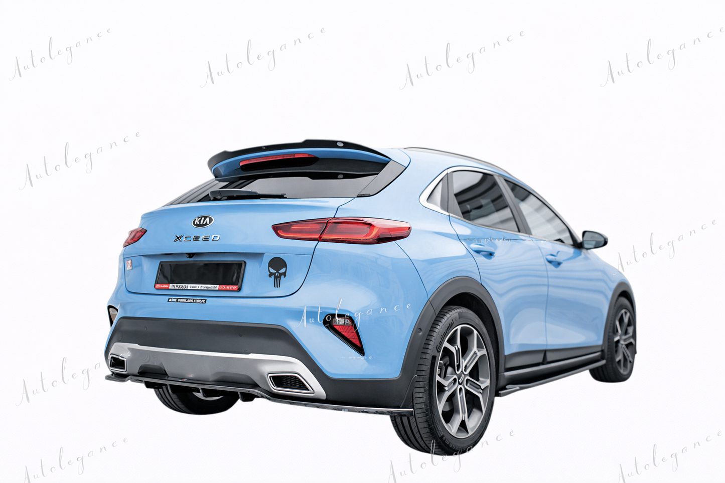 🔥ART.9582 SPLITTER POSTERIORE (CON BARRE VERTICALI) PER KIA XCEED Mk1🔥