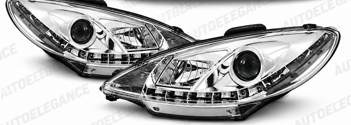 ART.11093 FARI ANTERIORI ADATTO PER PEUGEOT 206 10.98-02