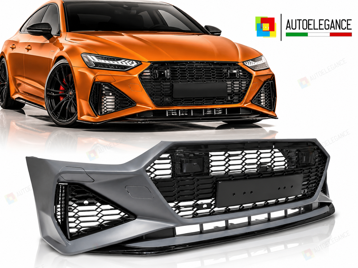 PARAURTI ANTERIORE STILE SPORT ADATTO AUDI A7 C8 18-23 LOOK RS7