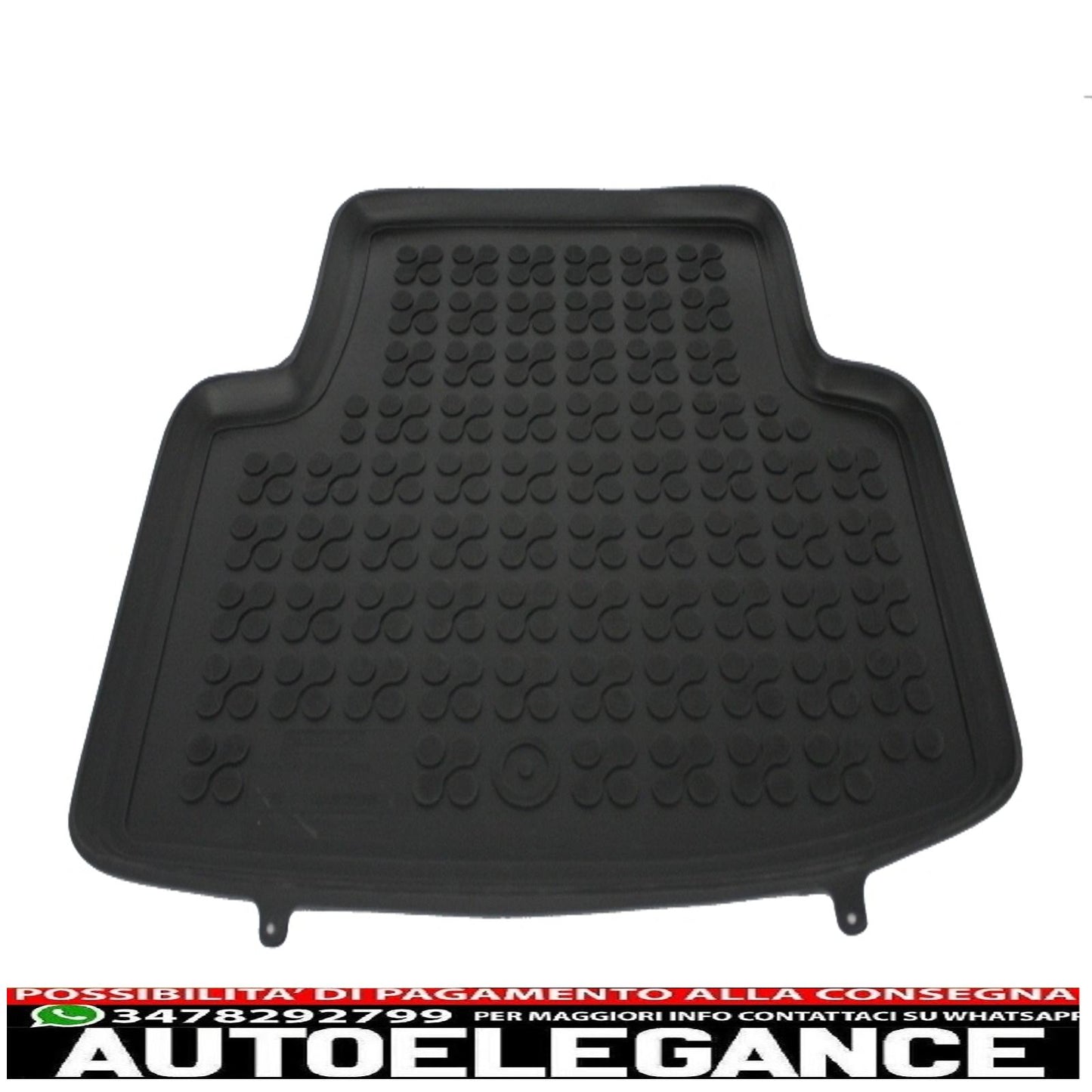 Black rubber mat suitable for VW Passat B8 (2014-up)