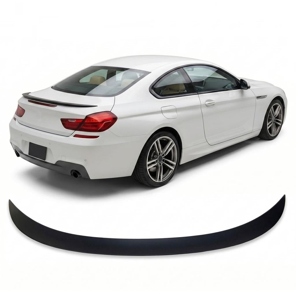 👉Spoiler posteriore adatto per BMW Serie 6 F13 2011-2017 Nero Opaco👈