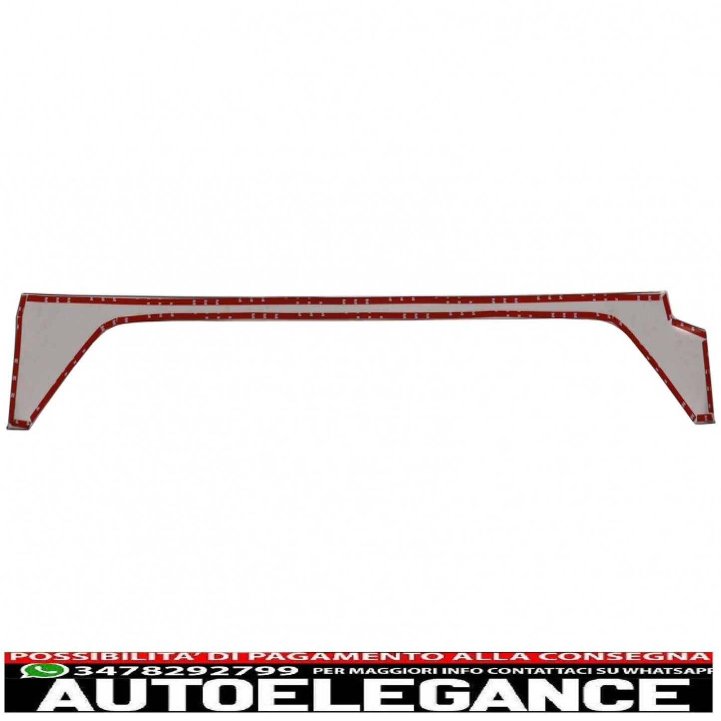 Rear Bumper Protector Sill Plate Internal Step Cover Aluminium Suitable for Mercedes V Class W447 (2014+)