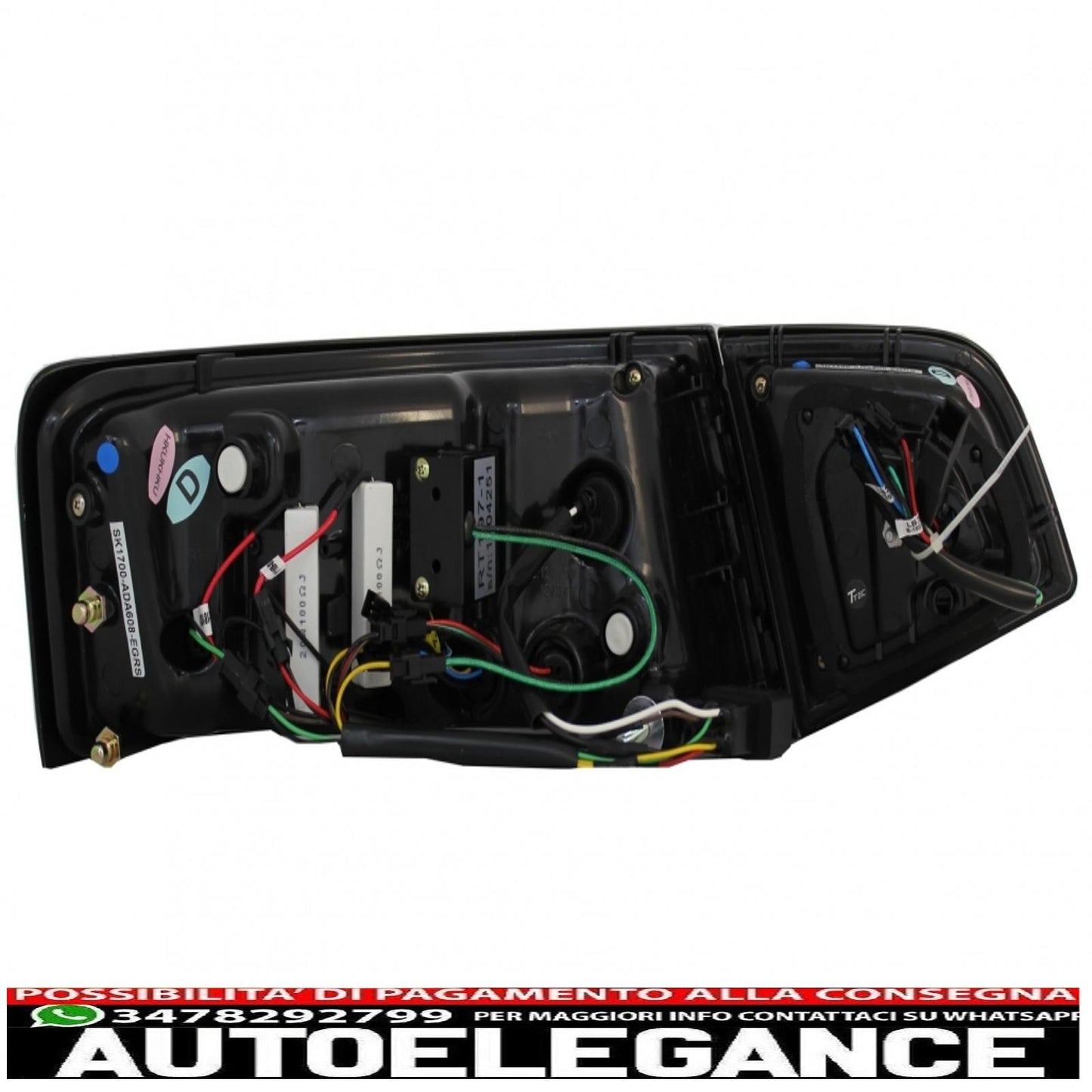 led rear lights suitable for audi a6 4f2 c6 limousine (2008-2011) red smoke restyling design with sequential dynamic cornering lights