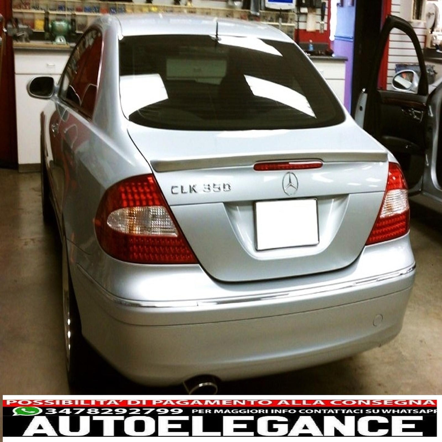 trunk spoiler suitable for mercedes clk w209 (2002-2006)