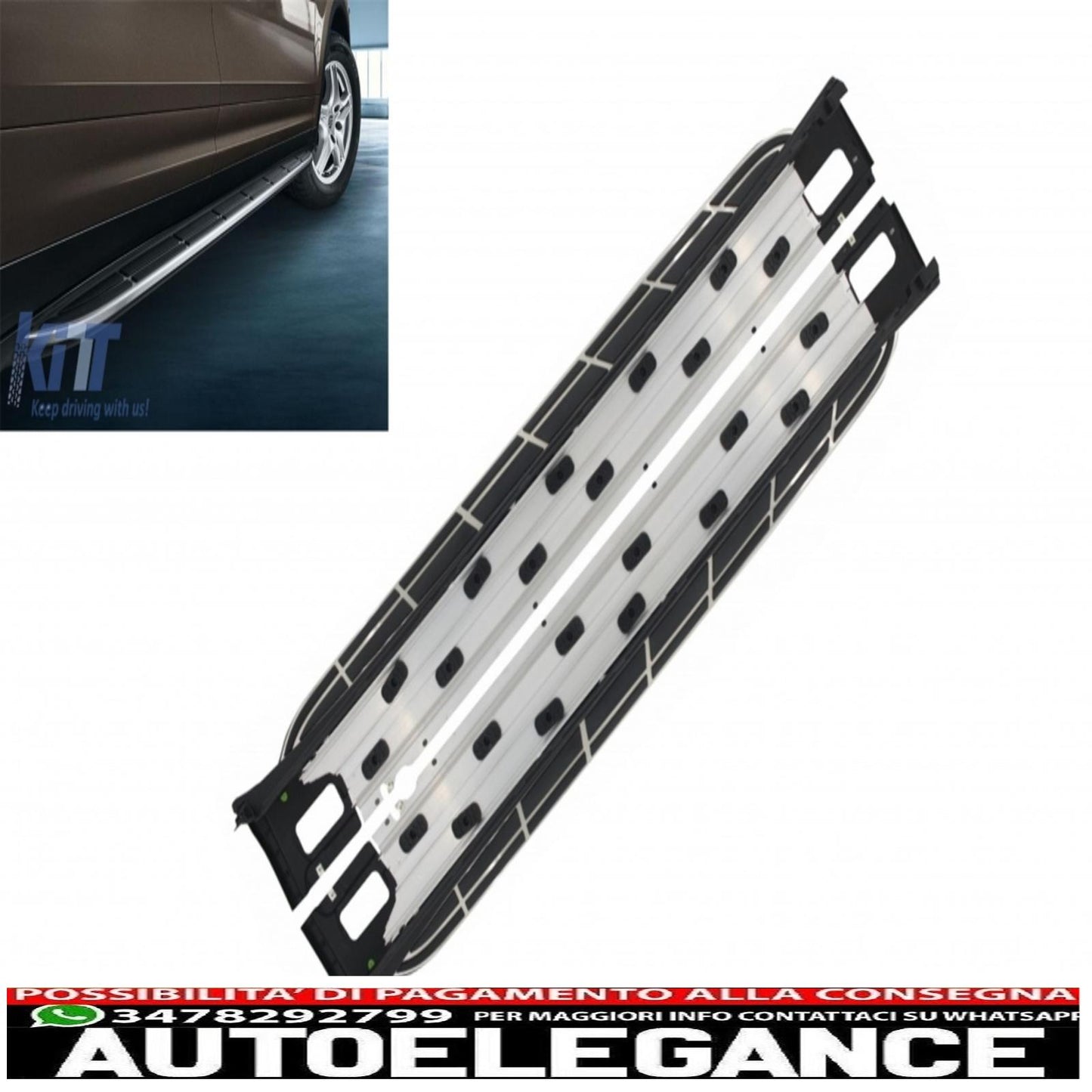 Side steps suitable for porsche cayenne 958 (2010-2017)