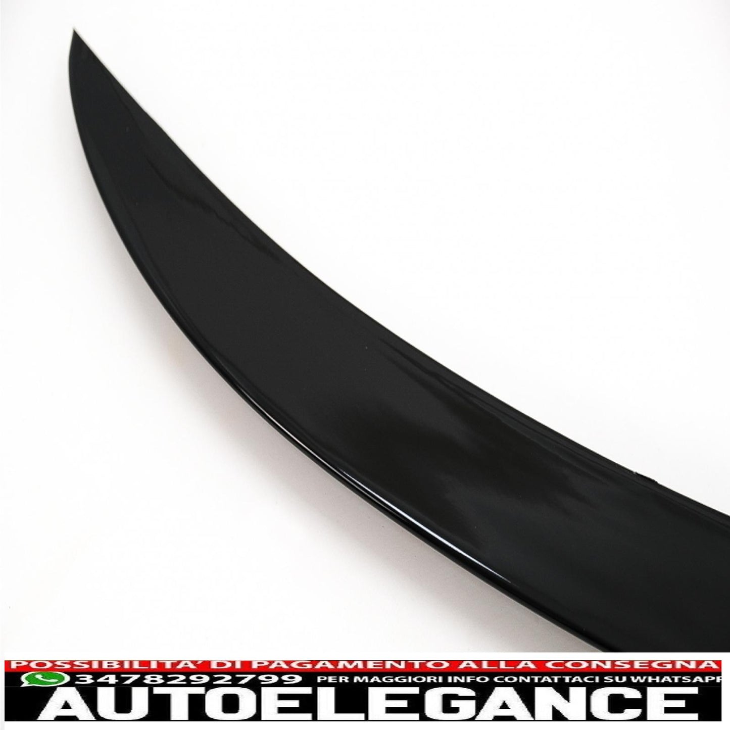 Boot Spoiler Suitable For Mercedes GLC Coupe C253 (2015-up) Piano Black