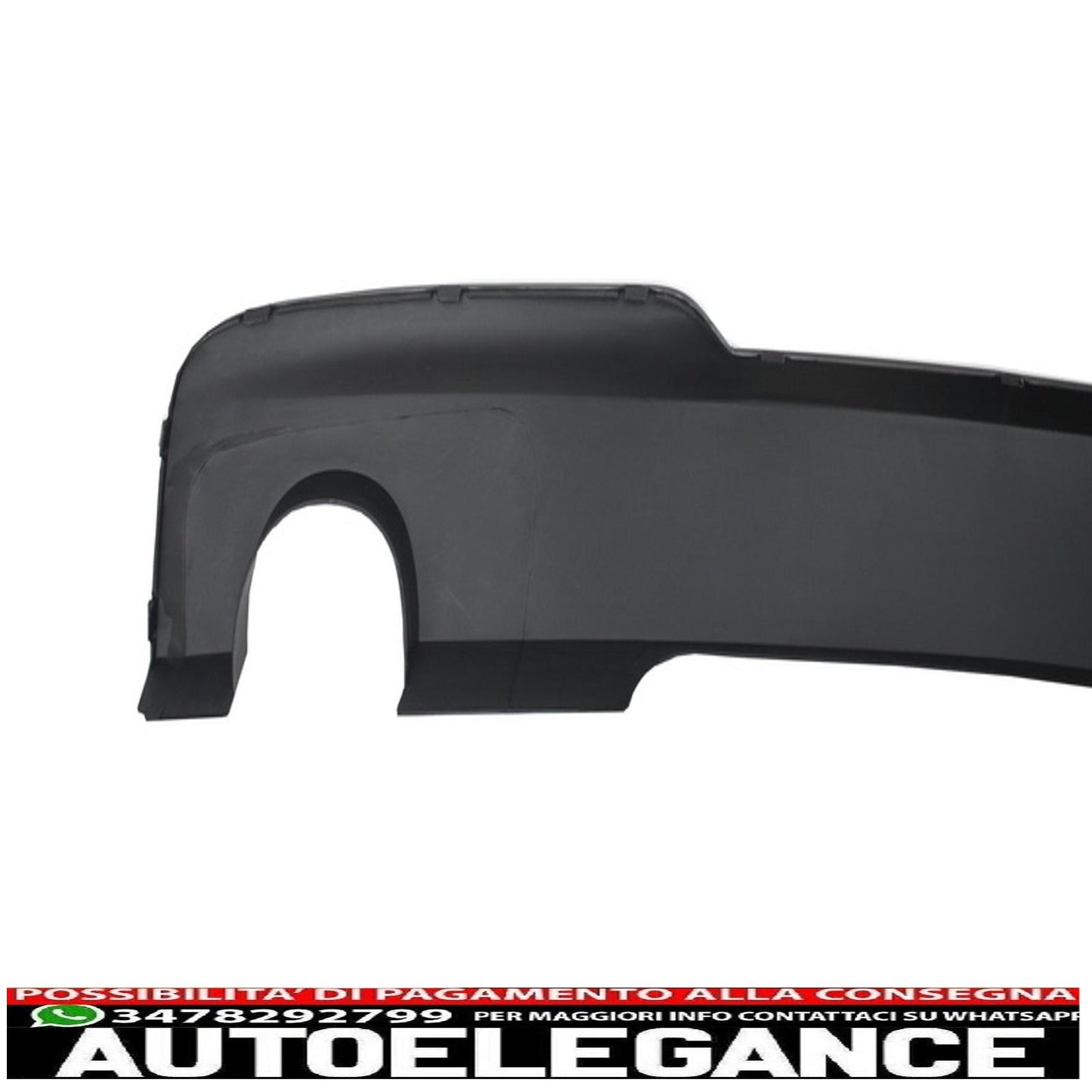 diffusore di scarico singolo a doppia uscita adatto per bmw serie 5 f10 f11 (2011-2017) design m-technik
