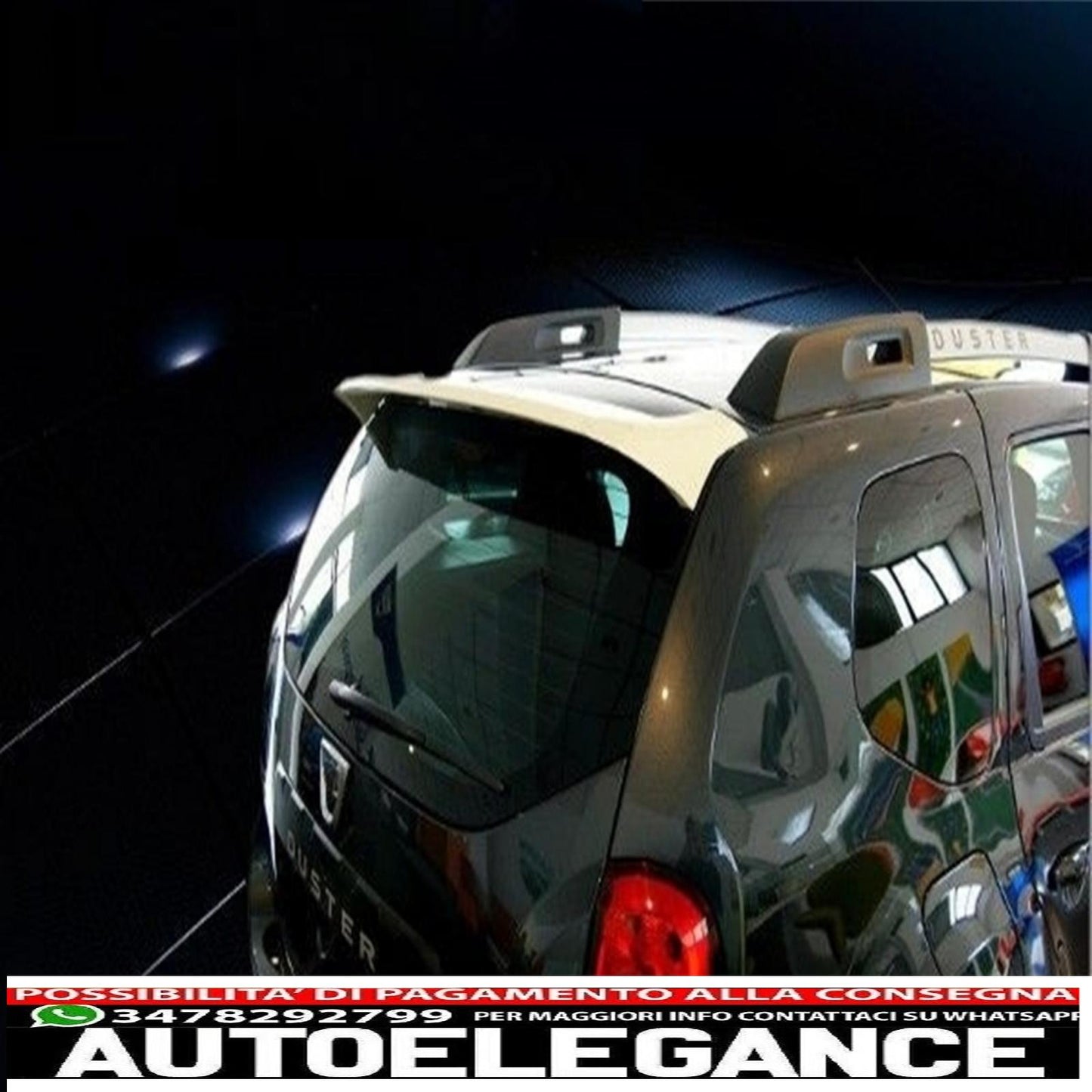 spoiler sul tetto adatto per Dacia Duster i 4x4 / 4x2 (2010-2017)