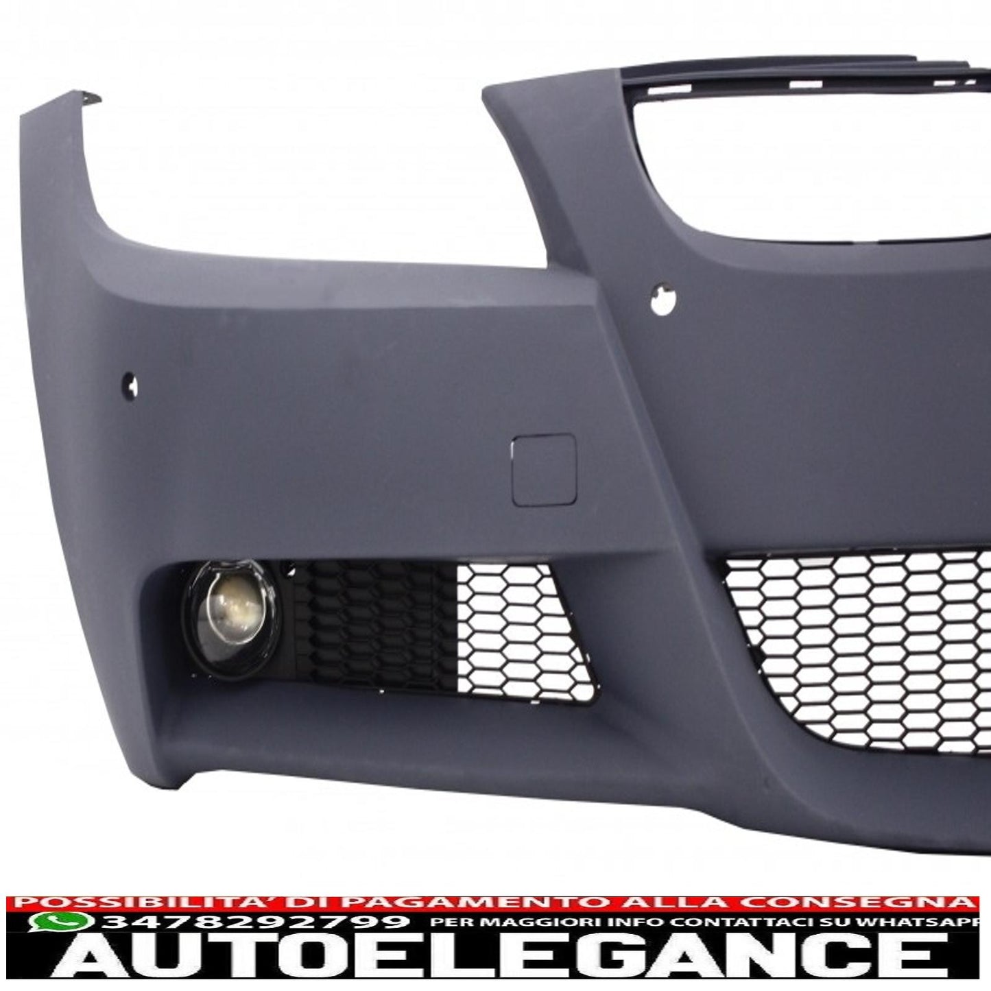 front bumper suitable for bmw 3 series e90 e91 sedan touring (2004-2008) with pdc holes without washer system