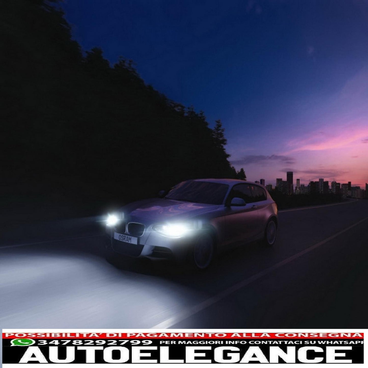 osram night breaker 200 h7 lampada frontale alogena 64210nb200-hcb scatola hardcore