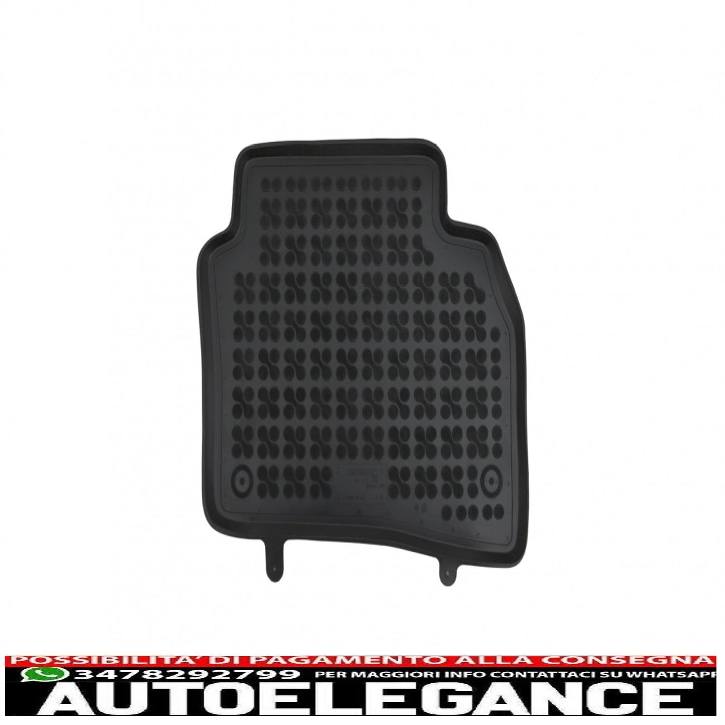 Black rubber mat suitable for opel insignia 2017 -