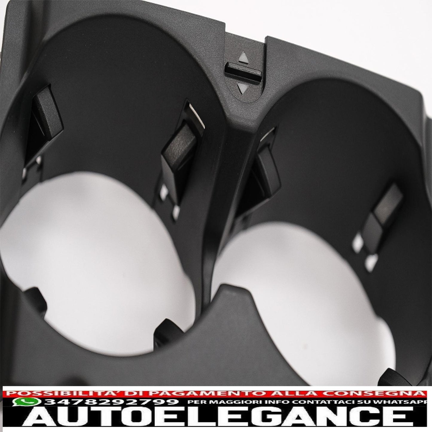 Front cup holder suitable for mercedes e class w212 s212 (2009-2016) black