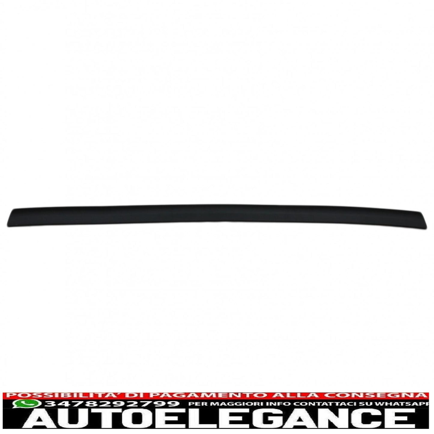 slim trunk spoiler suitable for mercedes e class w210 (1996-2002) sedan black
