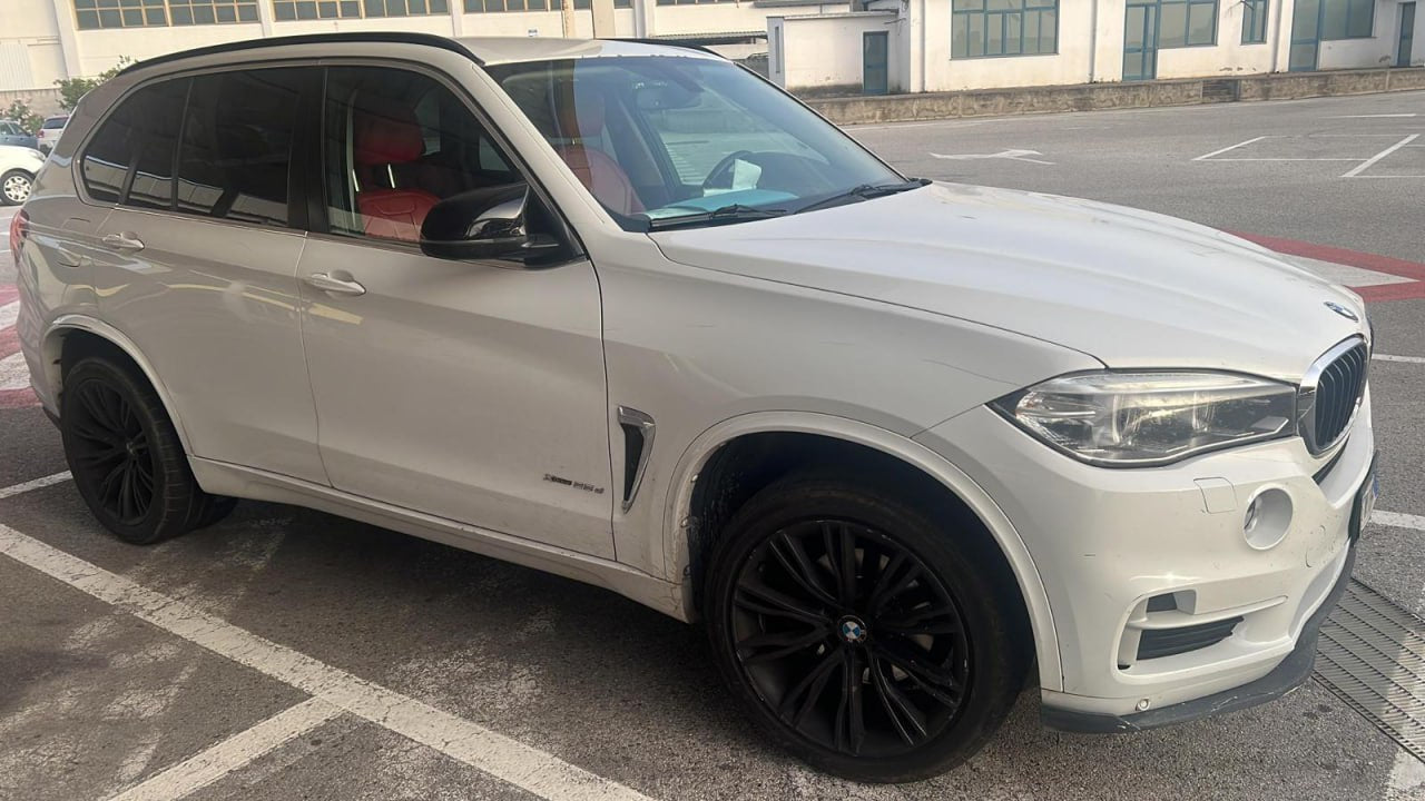 ART. 0879 FLAP LATERALI BMW X5 F15 2013-2018 CROMATO + LOGO XDRIVE