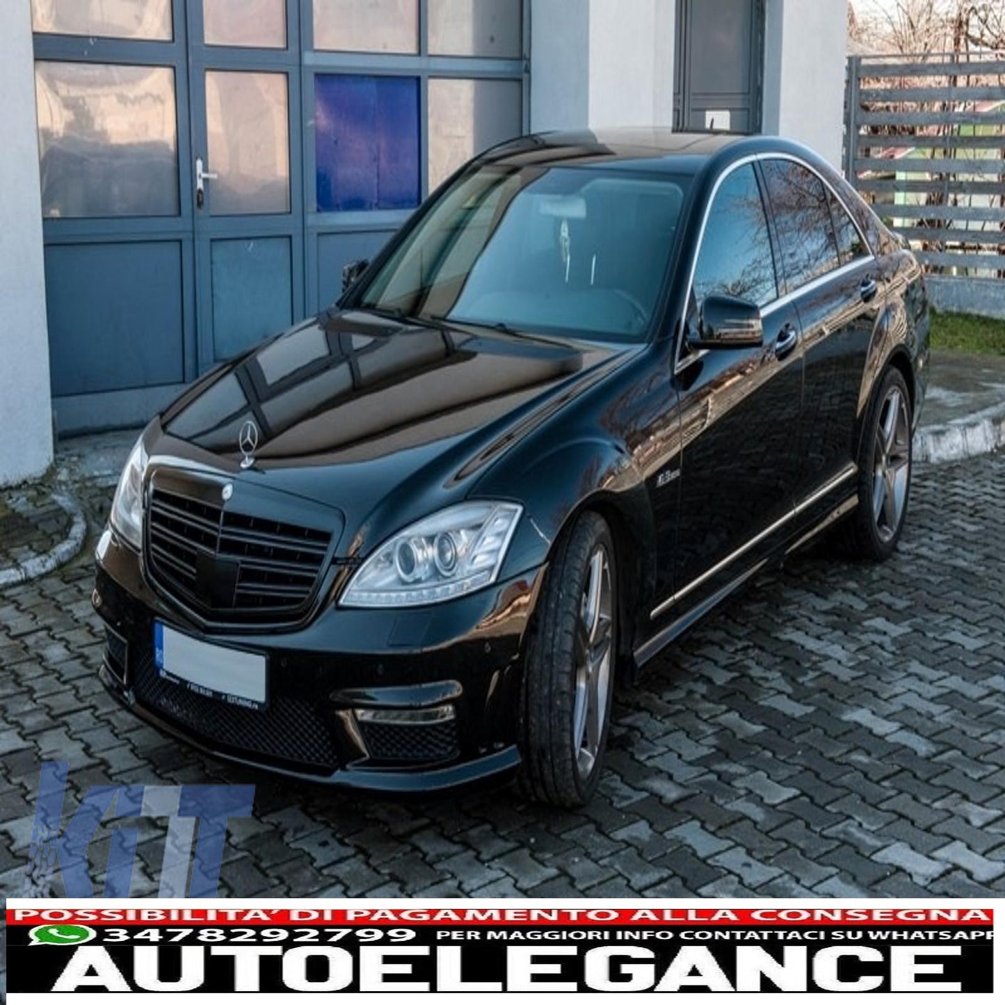 front grille suitable for mercedes s class w221 facelift (2010-2013) s63 s65 piano black design