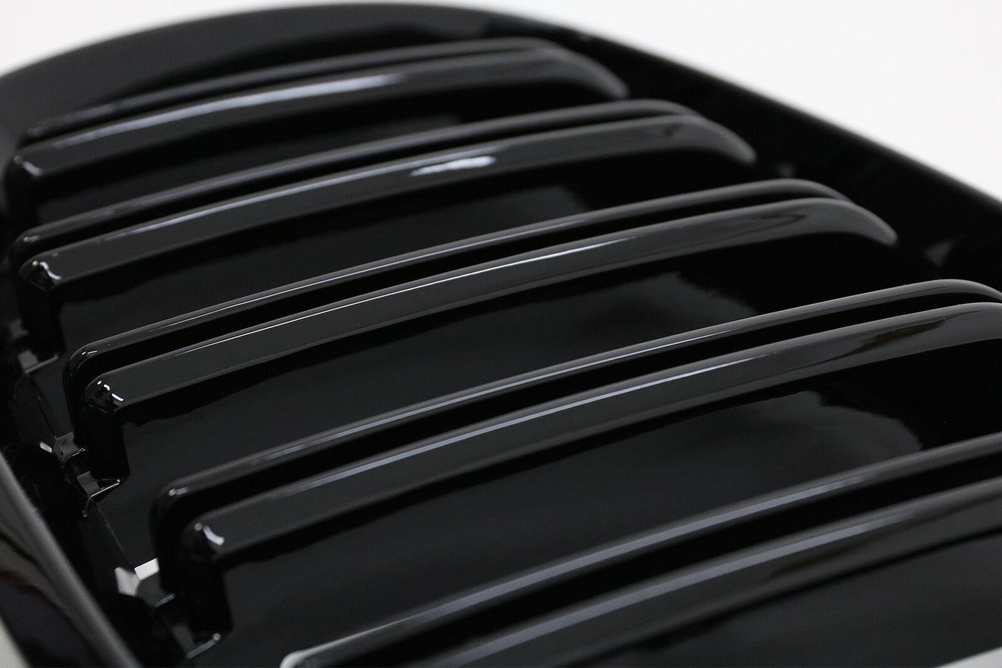 Front Grilles for BMW X5 X6 E70 E71 07-14 Double Stripe M Look Gloss Black