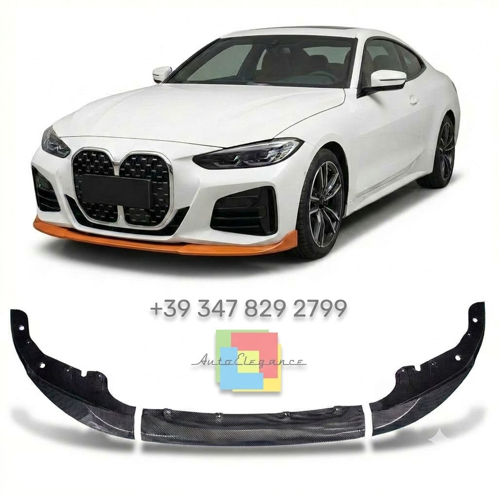 💫SPLITTER ANTERIORE CON EFFETTO CARBONIO per BMW Serie 4 G22 G23 G83 2020+💫