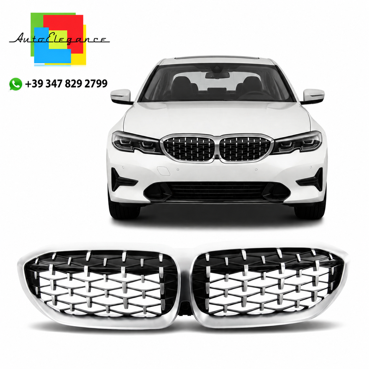 SPLITTER SUITABLE FOR VW GOLF 8 GTI GTD RLINE LOOK GLOSSY BLACK SPORTY DESIGN