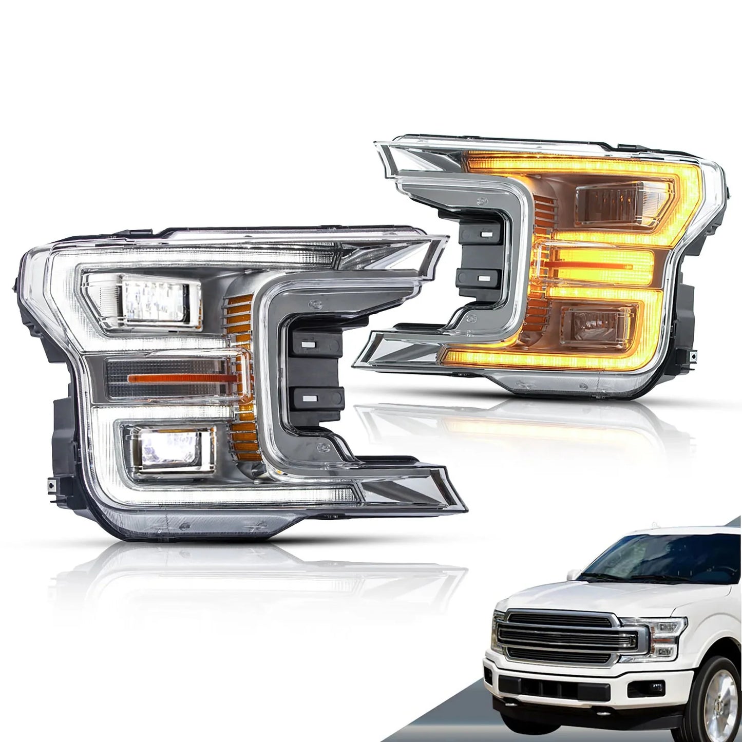 Fari a LED per Ford F150 2017-2020 (non adatti a Raptor)