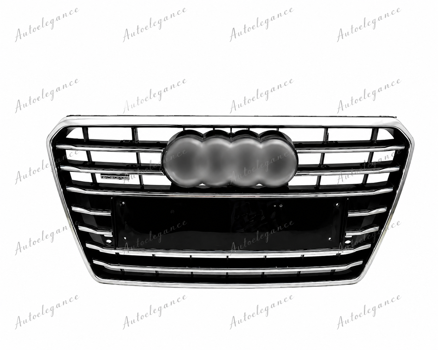 🔥ART.1945 GRIGLIA ADATTO PER AUDI A7 2010-2014 LOOK S7 NERA PROFILI CROMATI🔥