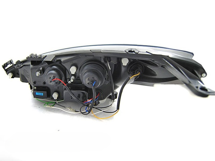 💫ART.7224 FARI "DAYLIGHT" ADATTO PER PEUGEOT 207 06-12 NERI💫