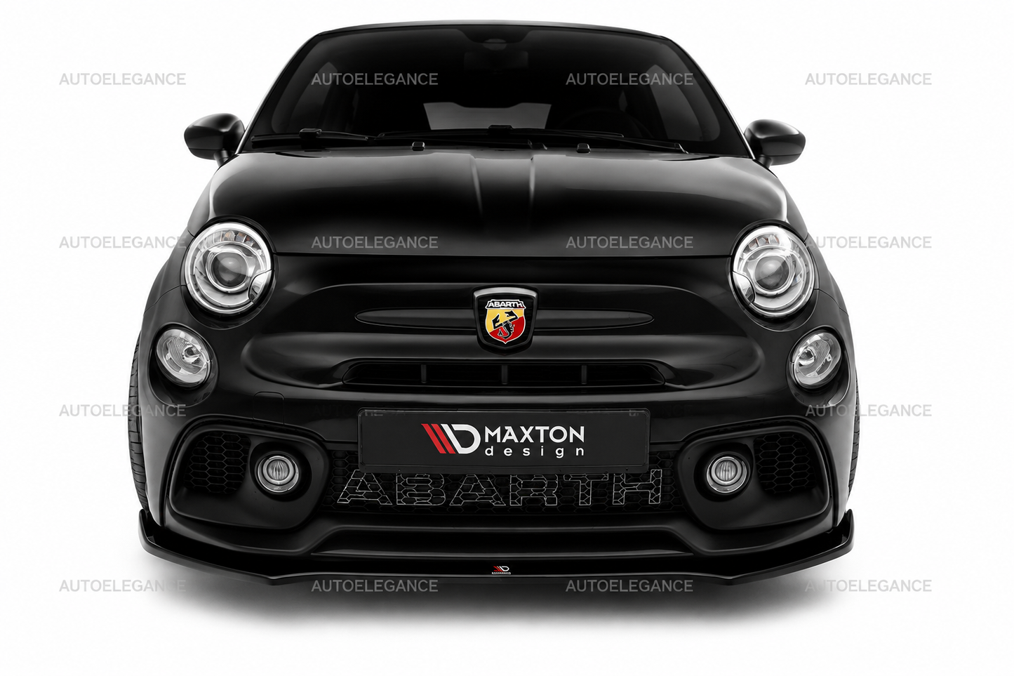 💫Splitter Anteriore per Abarth 595 Mk1 Facelift Nero Lucido💫