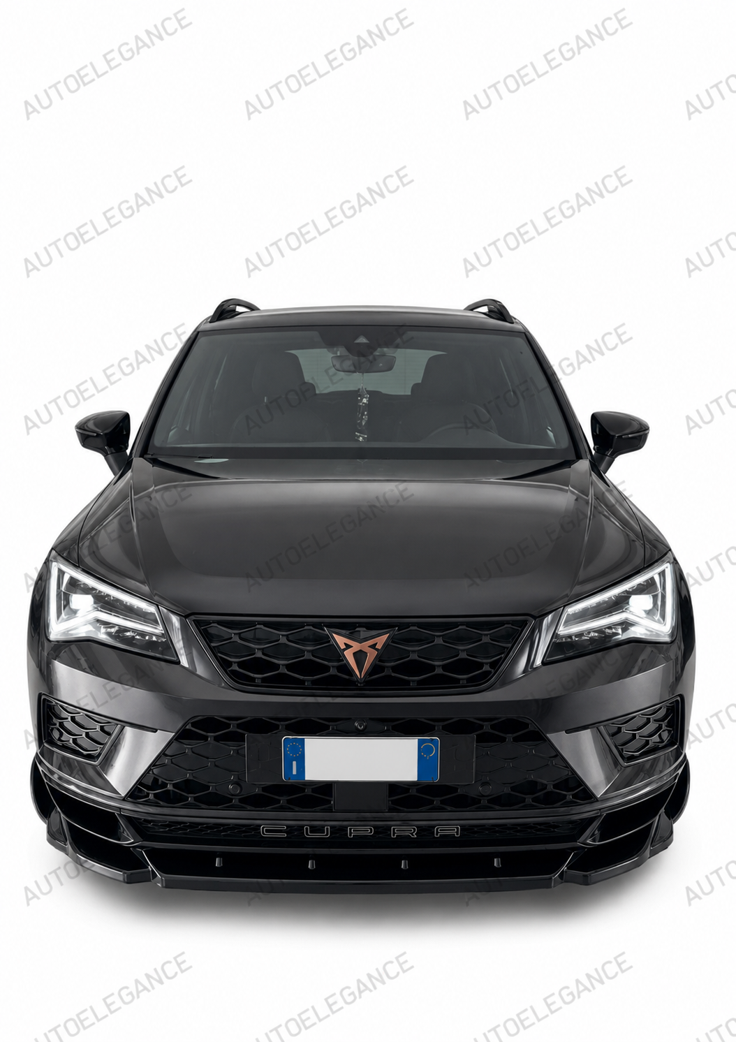 ๐ฅ1341 Gloss Black Front Splitter suitable for CUPRA Ateca 2018+๐ฅ