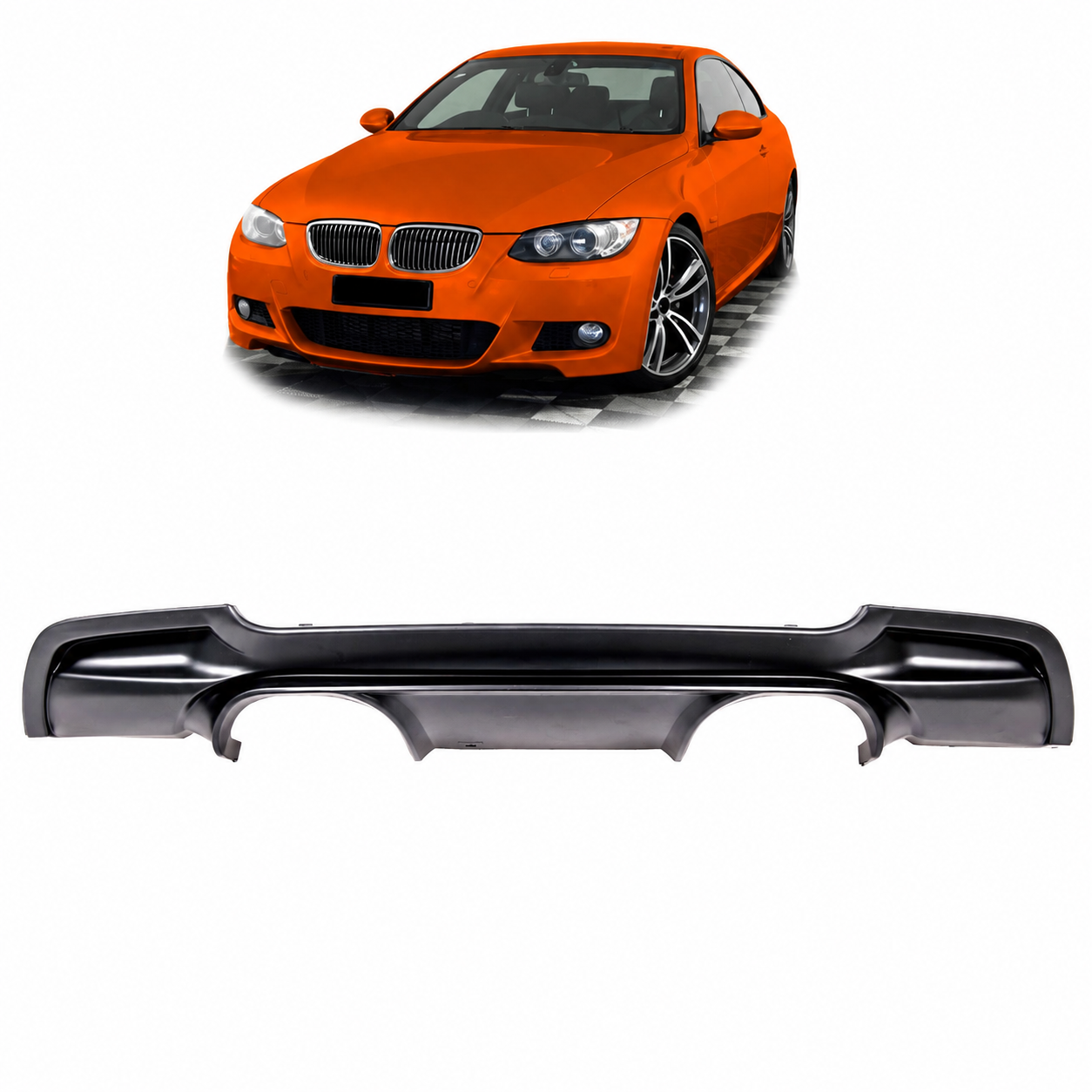 👉Diffusore posteriore adatto per BMW Serie 3 E92 E93 Coupé Cabrio 2007-2013👈