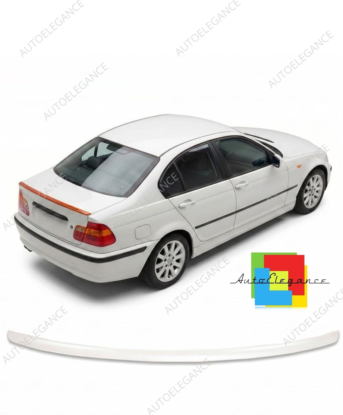 👉Spoiler Posteriore adatto per BMW Serie 3 E46 Berlina 1997-2005 Verniciabile👈